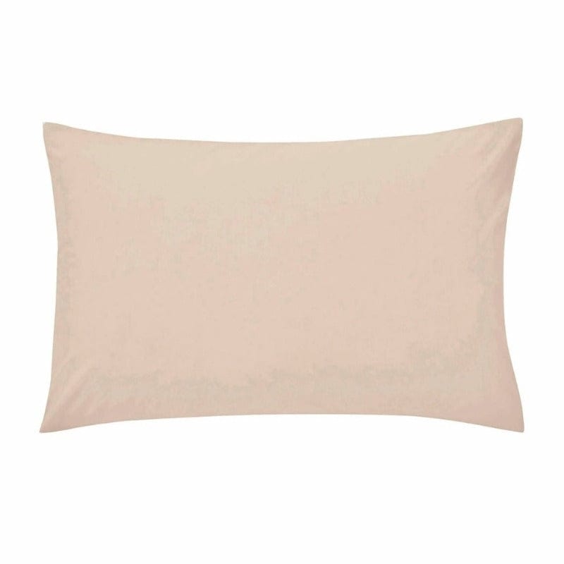 SIMON BAKER Bedroom & Bathroom Beige Simon Baker T144 Polycotton 2 Piece Set Standard Pillow Cases (2061740802137)