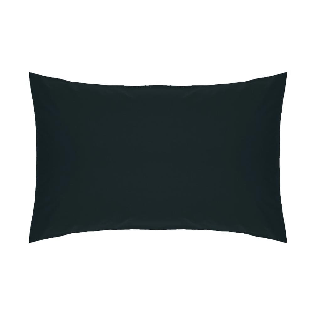 SIMON BAKER Bedroom & Bathroom Black Simon Baker T144 Polycotton 1 Piece Continental Pillow Cases (6977924137049)