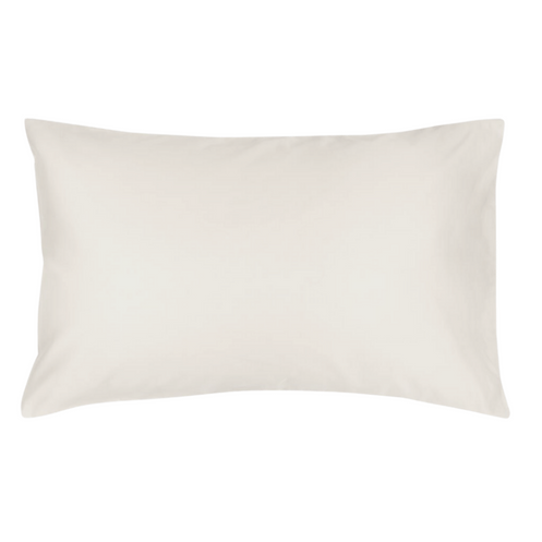 SIMON BAKER Bedroom & Bathroom Cream Simon Baker T144 Polycotton 2 Piece Set Standard Pillow Cases (2061740802137)