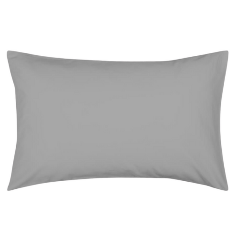 SIMON BAKER Bedroom & Bathroom Grey Simon Baker T144 Polycotton 1 Piece Continental Pillow Cases (6977924137049)