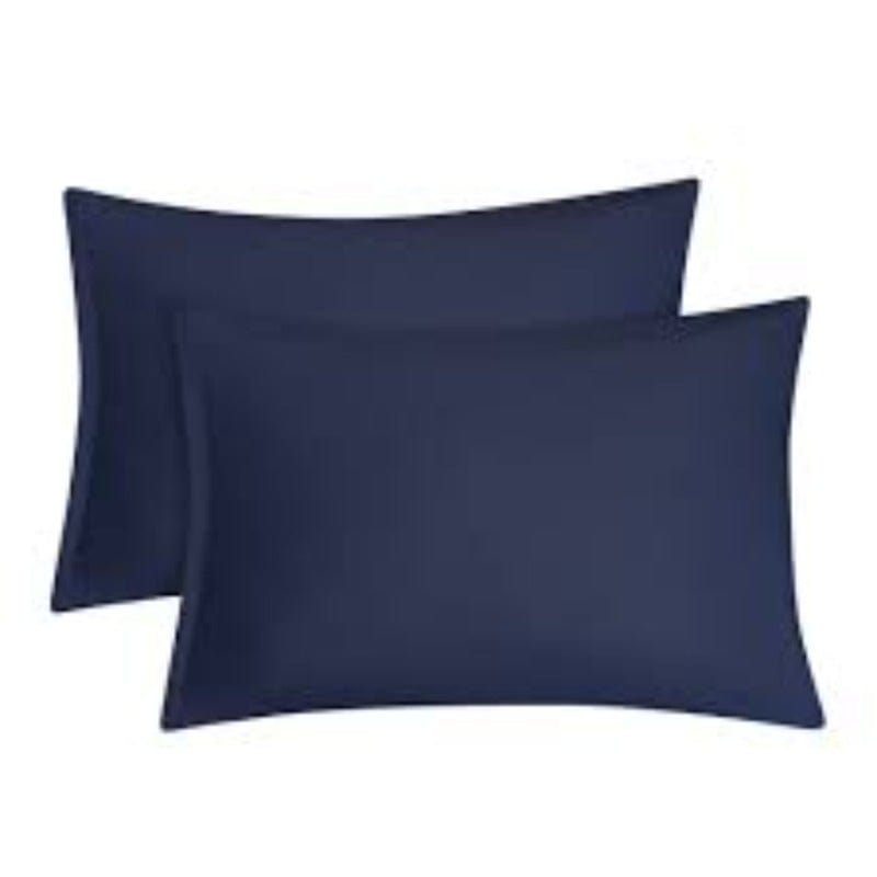 SIMON BAKER Bedroom & Bathroom Navy Simon Baker T144 Polycotton 1 Piece Continental Pillow Cases (6977924137049)