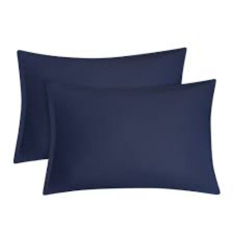 SIMON BAKER Bedroom & Bathroom Navy Simon Baker T144 Polycotton 2 Piece Set Standard Pillow Cases (2061740802137)