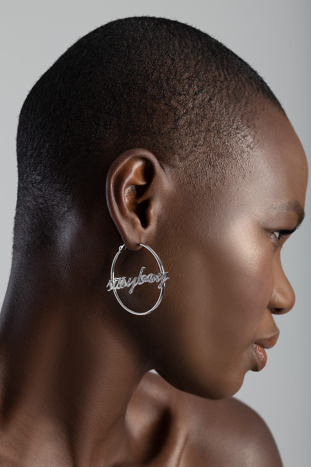 Sissy Boy Earrings SILVER Sissy Boy Hoop Earrings Silver (7180650479705)