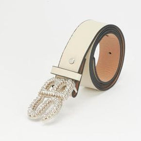 Sissy Boy LADIES BELT Sissy Boy Ladies Bling Belt Cream (4789873442905)