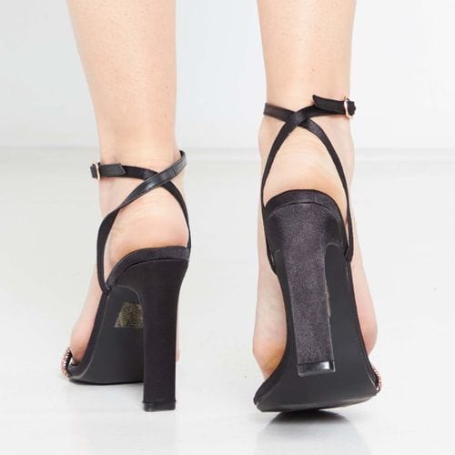 Sissy Boy Ladies Sandals Sissy Boy Glow Getter  Black (7137926086745)