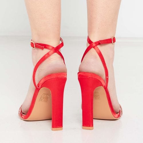 Sissy Boy Ladies Sandals Sissy Boy Glow Getter Red (7137928773721)