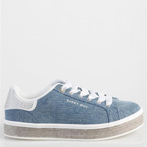 Sissy Boy LADIES SNEAKER 3 Sissy Boy Ladies Denim Sneaker Blue (7137909637209)