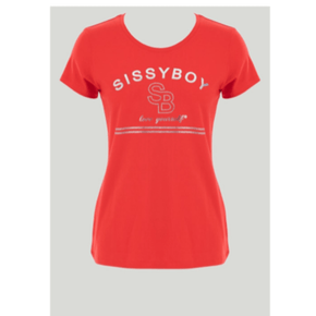 Sissyboy Ladies T shirts Size Small Sissyboy Bling Top red (7236697260121)