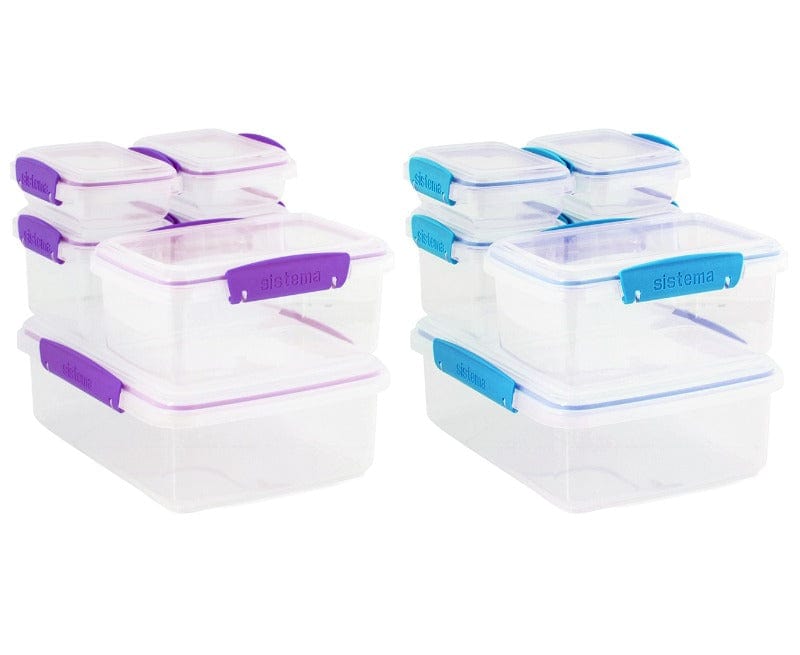 Sistema LUNCH BOX Sistema Klip It Accents Set, 6 Pack (4733369483353)