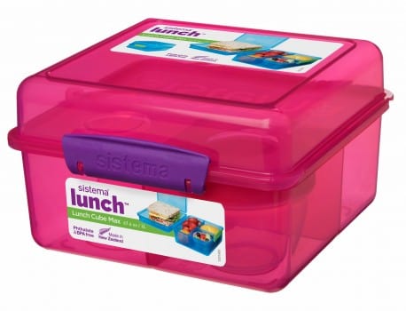 Sistema LUNCH BOX Sistema Lunch Cube Max with Yogurt Pot 2 Litre 41745 (7043600613465)