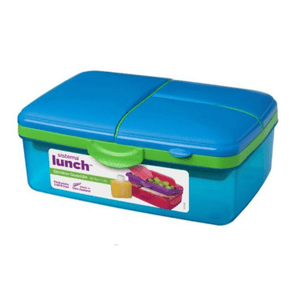 SISTEMA LUNCH BOX Sistema Slimline Quaddie Lunch Box 1.5 Litre 3965 (4735489278041)