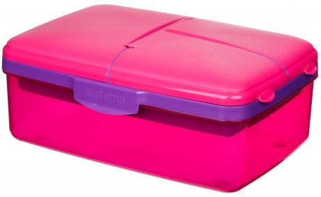 SISTEMA LUNCH BOX Sistema Slimline Quaddie Lunch Box 1.5 Litre 3965 (4735489278041)