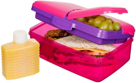 SISTEMA LUNCH BOX Sistema Slimline Quaddie Lunch Box 1.5 Litre 3965 (4735489278041)