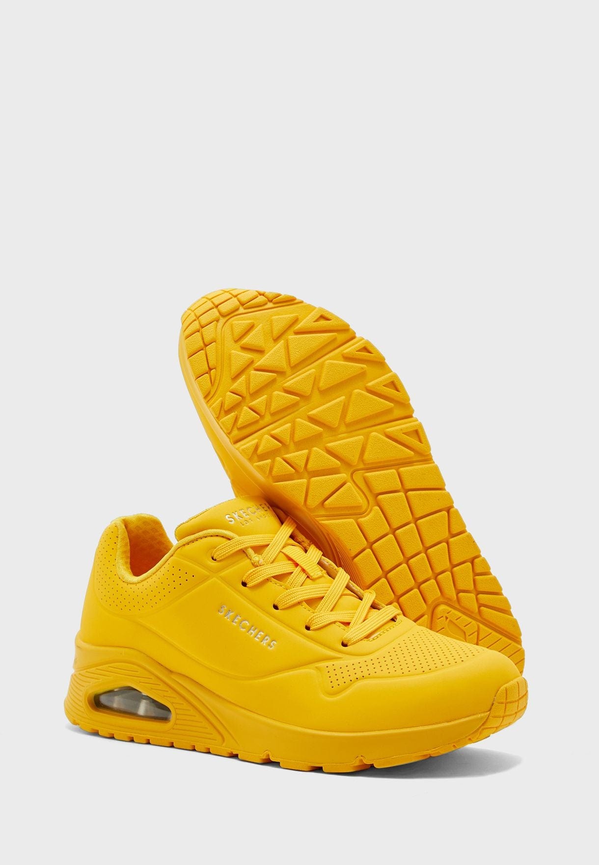 Skechers Sneakers Skechers Uno Stand On Air Ladies Sneakers Yellow (7158758047833)