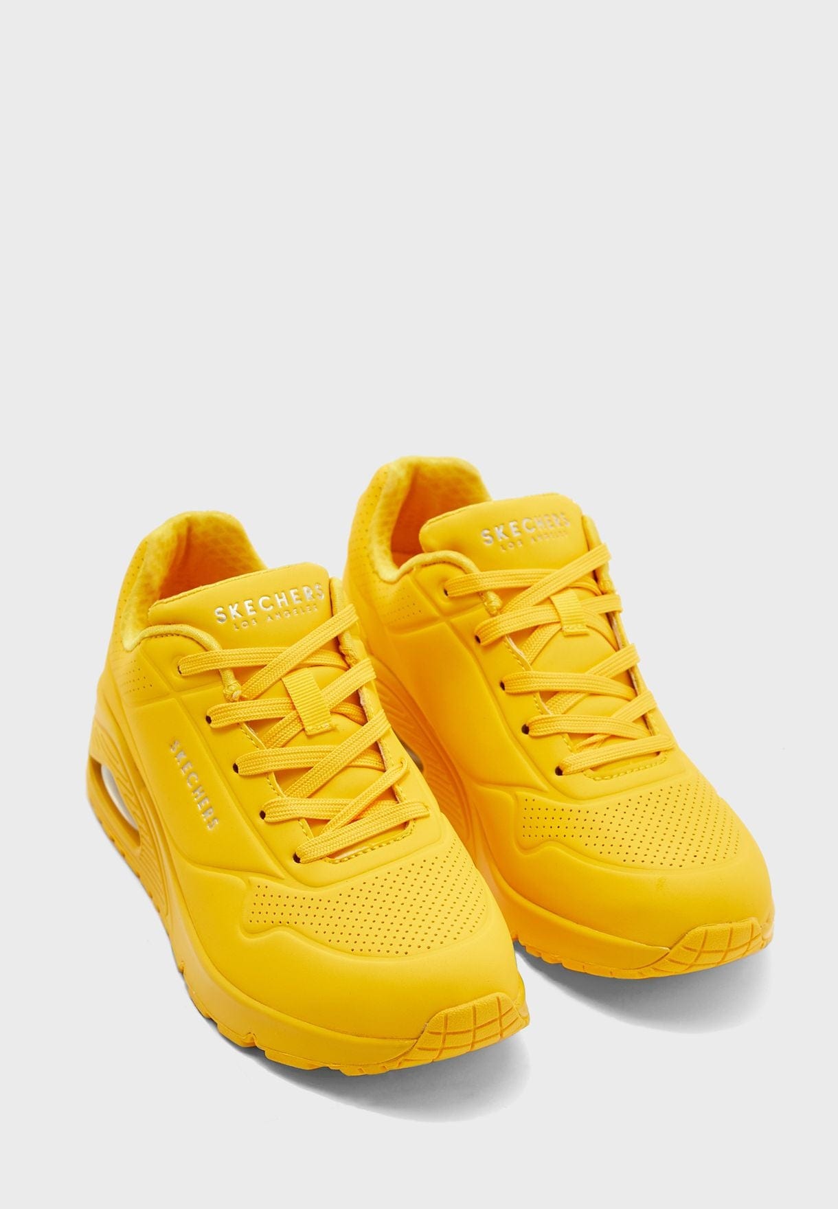 Skechers Sneakers Skechers Uno Stand On Air Ladies Sneakers Yellow (7158758047833)