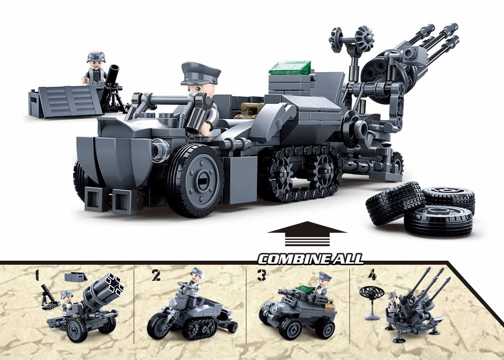Sluban PUZZLE Sluban Army Puzzle 368 Piece M38-B0681 (6998596583513)
