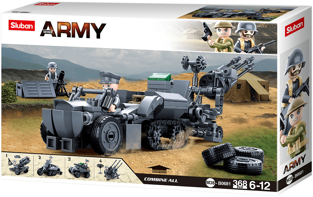 Sluban PUZZLE Sluban Army Puzzle 368 Piece M38-B0681 (6998596583513)