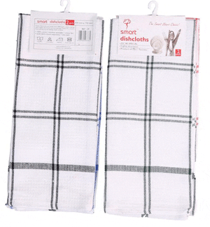 SMART Smart Terry  Dish Cloth 2 Piece (4727296688217)