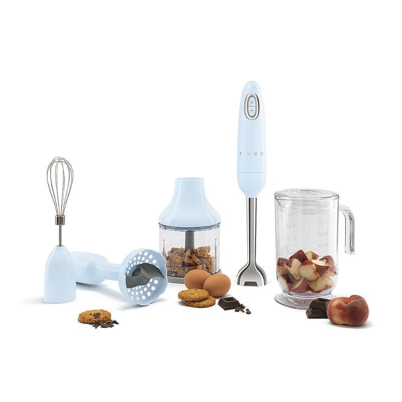 smeg blender Smeg Retro Hand Blender Pastel Blue HBF02PBSA (7014833848409)