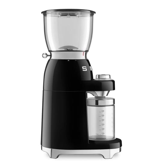 smeg COFFEE MACHINE Smeg 150W Retro Coffee Grinder Black CGF01BL (7185346986073)