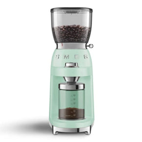 smeg COFFEE MACHINE Smeg 150W Retro Coffee Grinder Pastel Green CGF01PG (7185348132953)