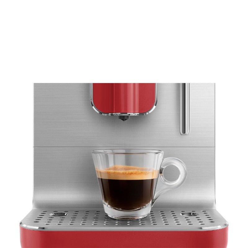 Smeg 50's Style Espresso Coffee Machine Red BCC02RDMEU for Sale ️View