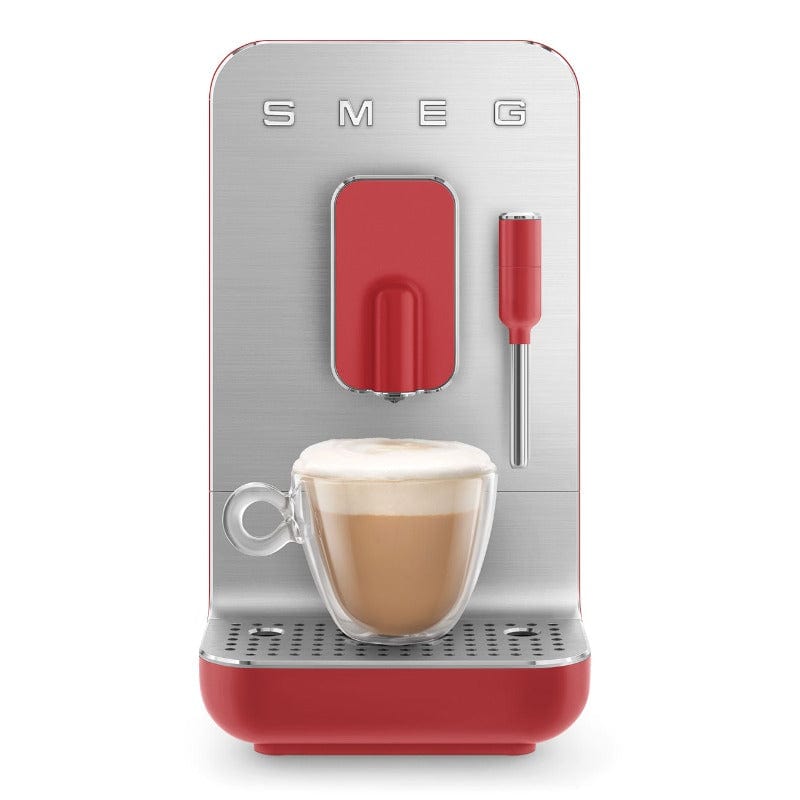Smeg 50's Style Espresso Coffee Machine Red BCC02RDMEU for Sale ️View