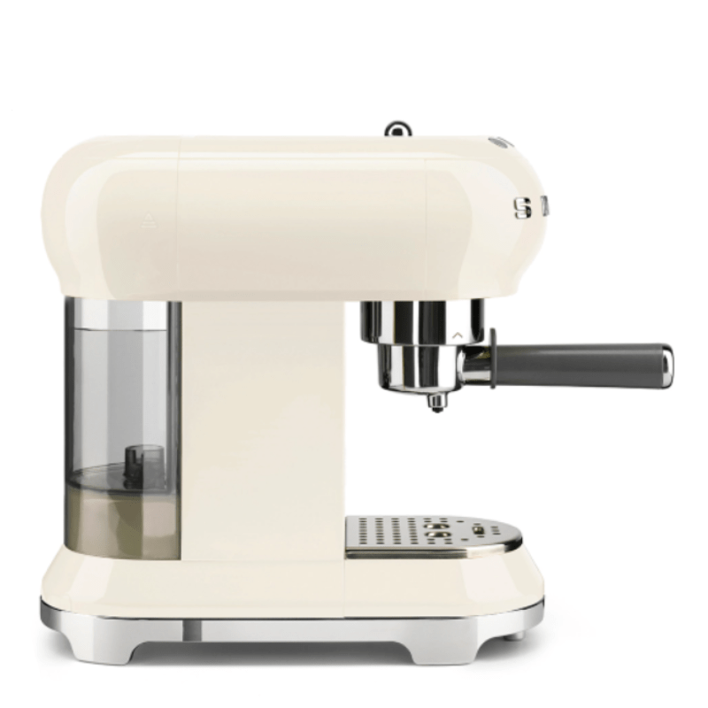 smeg COFFEE MACHINE Smeg 50's Style Espresso Manual Coffee Machine ECF01CRSA (7062022455385)