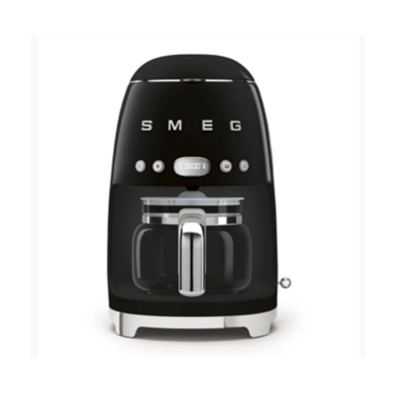 smeg COFFEE MACHINE Smeg Retro Drip Filter Coffee Machine Black DCF02BLSA (2061709869145)