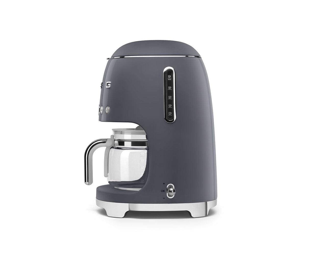smeg COFFEE MACHINE Smeg Retro Drip Filter Coffee Machine Gray DCF02GRSA (7188386054233)