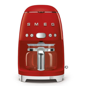 smeg COFFEE MACHINE Smeg Retro Drip Filter Coffee Machine Red DCF02RDSA (4458391732313)