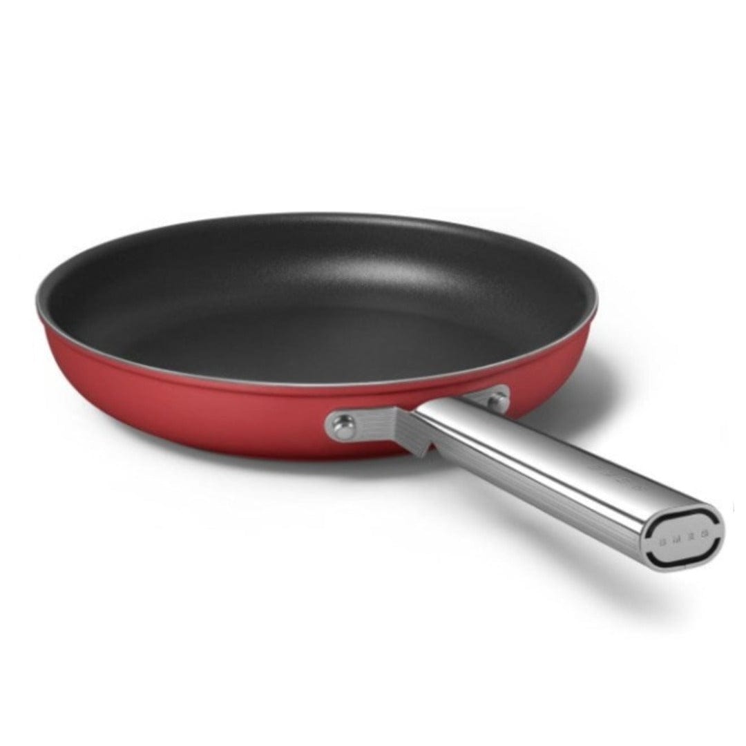 smeg FRYING PAN Smeg 28cm Non Stick Frying Pan Red 50's Style CKFF2801RDM (4656908107865)