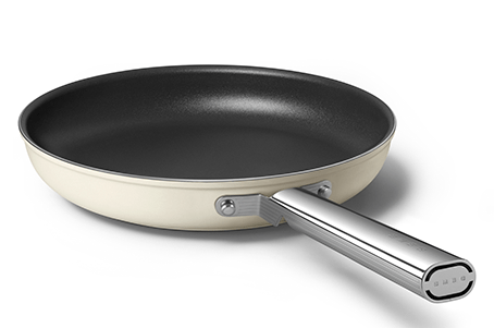 smeg FRYING PAN Smeg 30cm Frying Pan Cream CKFF3001CR (7014880641113)