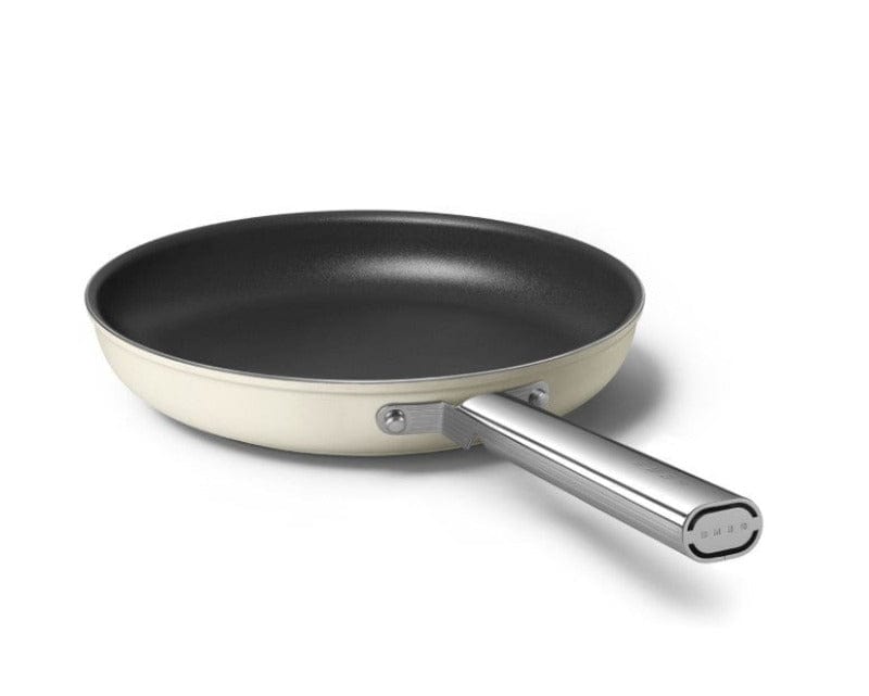 smeg FRYING PAN Smeg 30cm Frying Pan Cream CKFF3001CR (7014880641113)