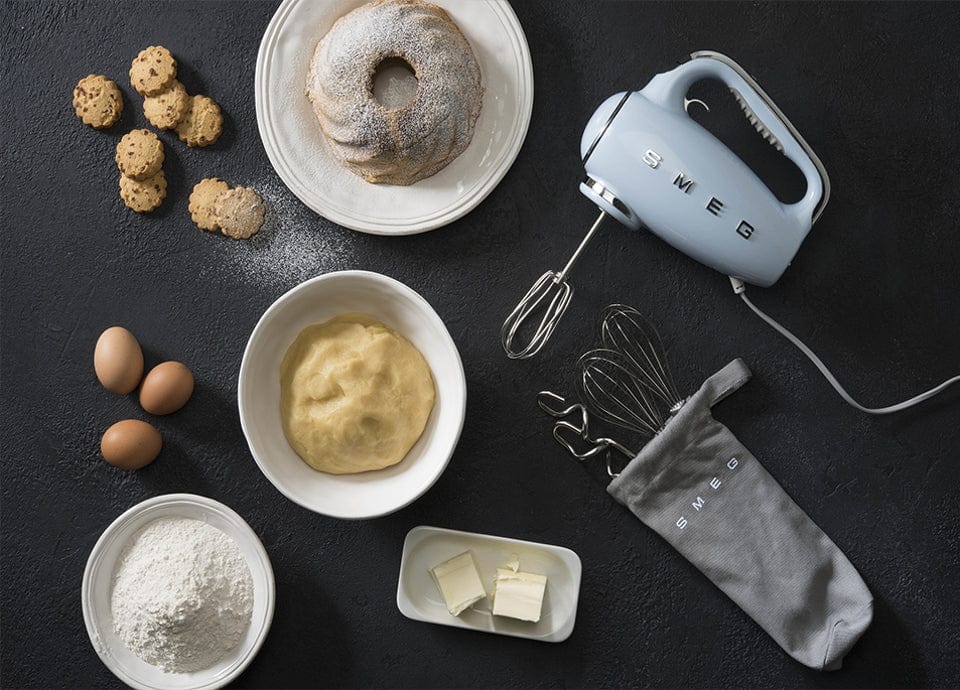smeg HAND MIXER Smeg Retro Style Hand Mixer Pastel Blue HMF01PB (7014280233049)