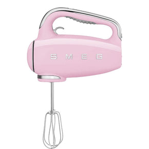 smeg HAND MIXER Smeg Retro Style Hand Mixer Pastel Pink HMF01PK (7014287704153)