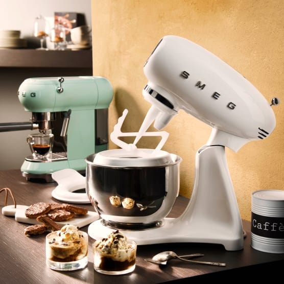 smeg Ice Cream Maker Smeg 1.1L Ice Cream Maker Accessory For Retro 4.8L Stand Mixer SMIC01 (7248501014617)