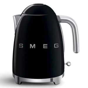 SMEG KETTLE Smeg Retro Cordless Kettle 1.7 Litre Black KLF01BLSA (2061795590233)