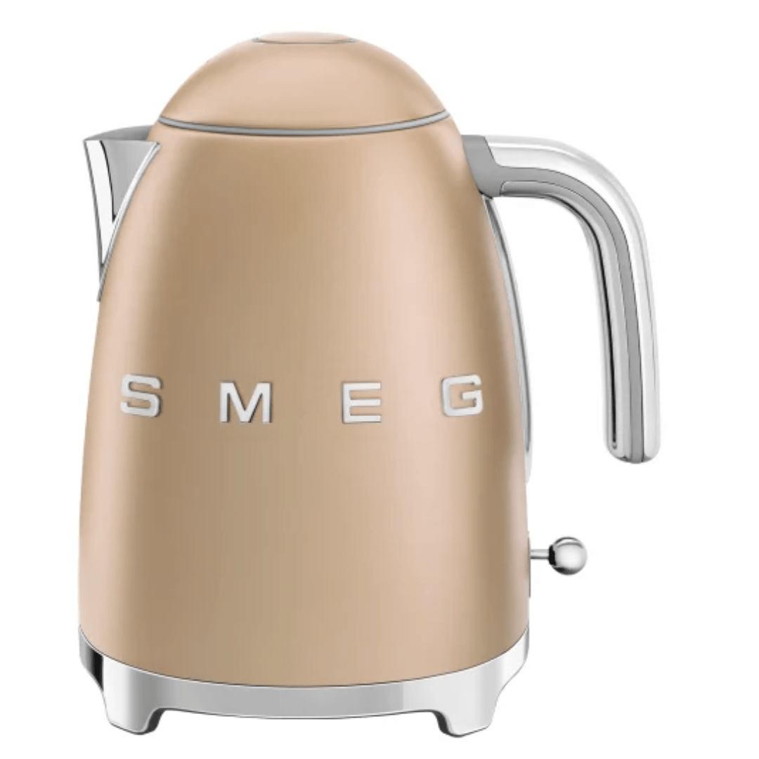 smeg KETTLE Smeg Retro Cordless Kettle 1.7 Litre Matte Champagne KLF03CHMSA (7140197040217)