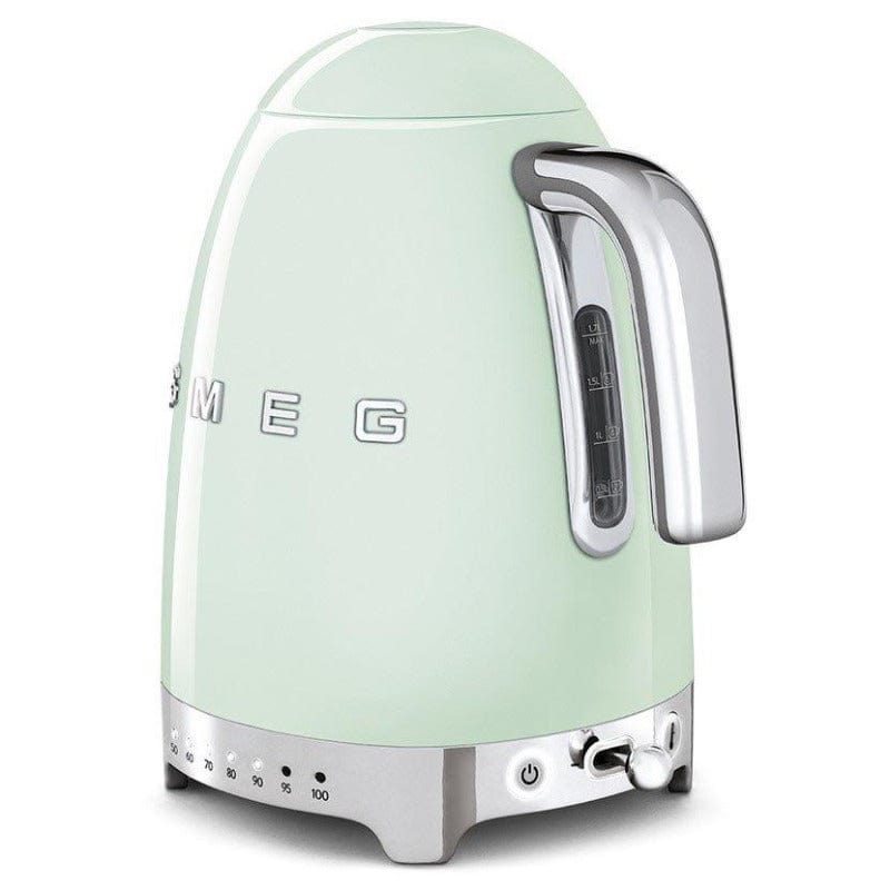smeg KETTLE Smeg Temperature Kettle Mint 1.7 Litre KLF04PGSA (4790655647833)