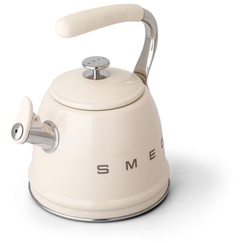 smeg KETTLE Smeg Whistling Kettle, 2.3 Litre Cream CKLW2001CR (7248160620633)