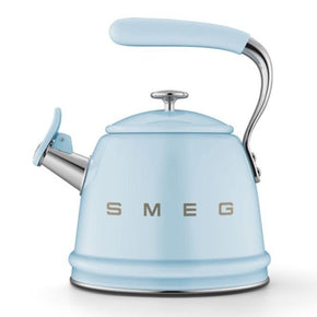 smeg KETTLE Smeg Whistling Kettle, 2.3 Litre Pastel Blue CKLW2001PB (7248172679257)