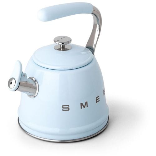 smeg KETTLE Smeg Whistling Kettle, 2.3 Litre Pastel Blue CKLW2001PB (7248172679257)