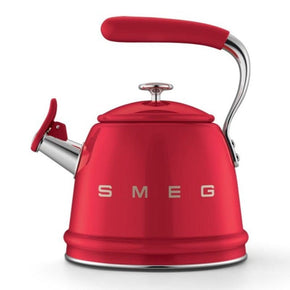 smeg KETTLE Smeg Whistling Kettle, 2.3 Litre Red CKLW2001RD (7248180052057)