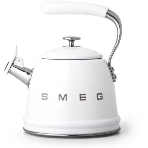 smeg KETTLE Smeg Whistling Kettle, 2.3 Litre White CKLW2001WH (7248185688153)