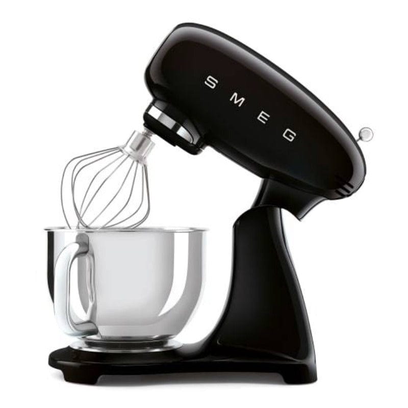 smeg STAND MIXER Smeg Retro 4.8 Litre Retro Stand Mixer Black SMF03BLSA (6924039716953)