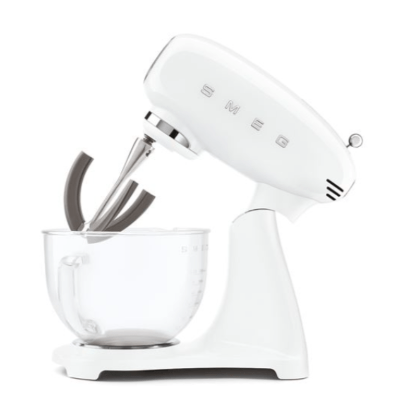 smeg STAND MIXER Smeg Retro 4.8 Litre Retro Stand White SMF13WHSA (7014824476761)