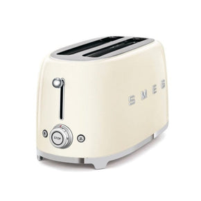 smeg Toaster Smeg Retro 1500W 4 Slice Toaster Cream TSF02CRSA (6960076062809)