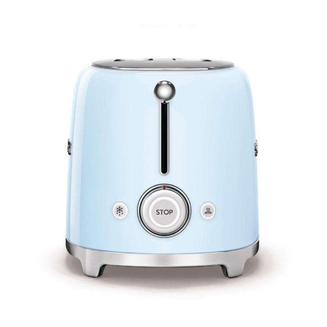 smeg Toaster Smeg Retro 1500W 4 Slice Toaster Pastel Blue TSF02PBSA (7140510859353)