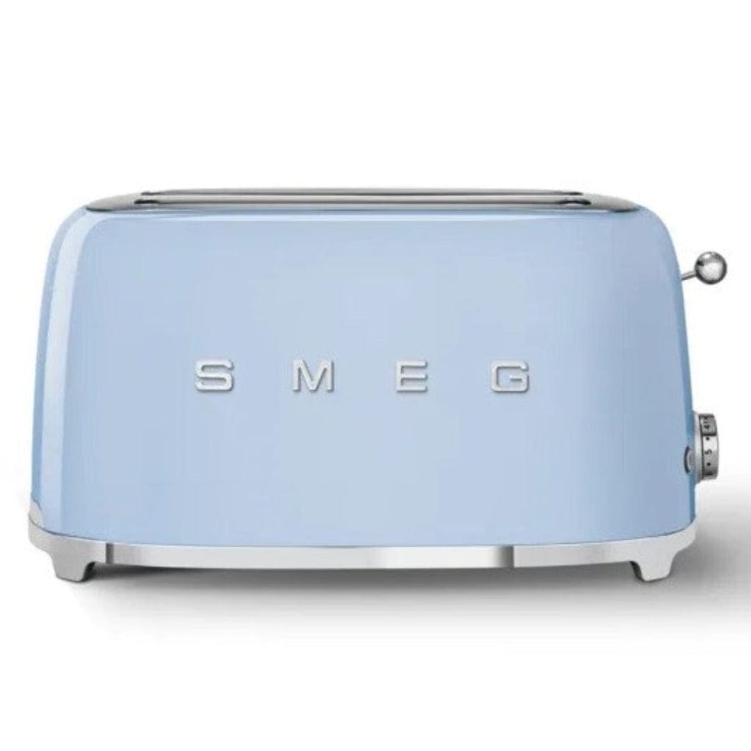 smeg Toaster Smeg Retro 1500W 4 Slice Toaster Pastel Blue TSF02PBSA (7140510859353)